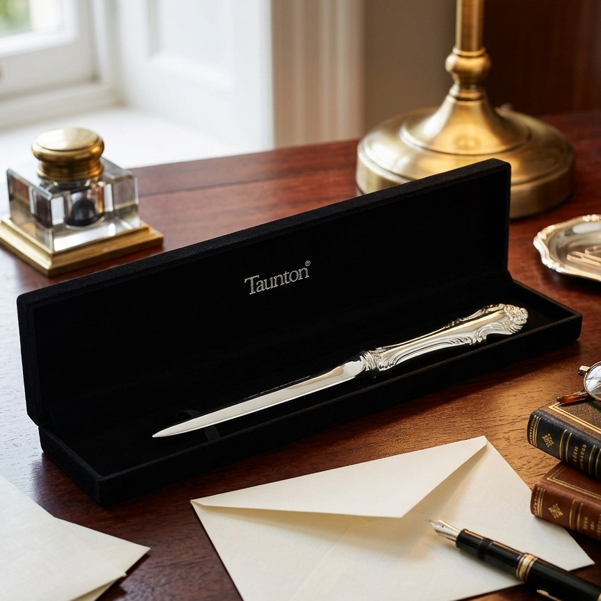 Letter Opener With King's Pattern Handle-1