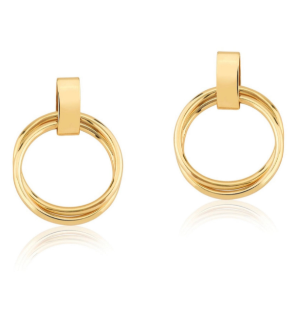 18K Gold Earrings | Modern Earrings