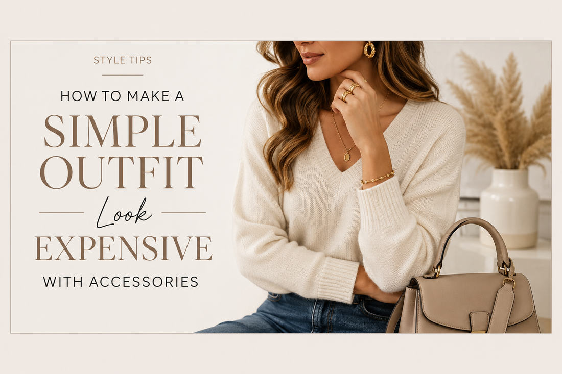 How to Make a Simple Outfit Look Expensive With Accessories