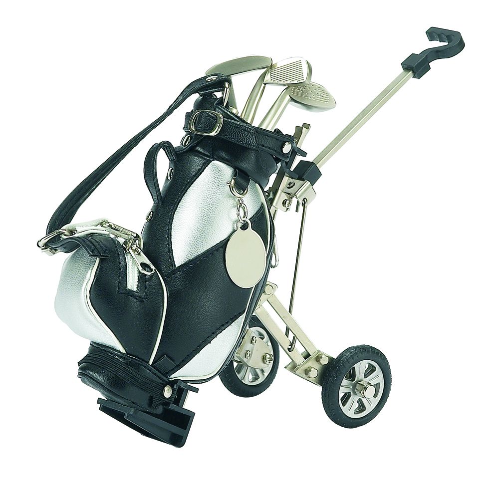 Golf Cart Style Pen Set & Holder-4