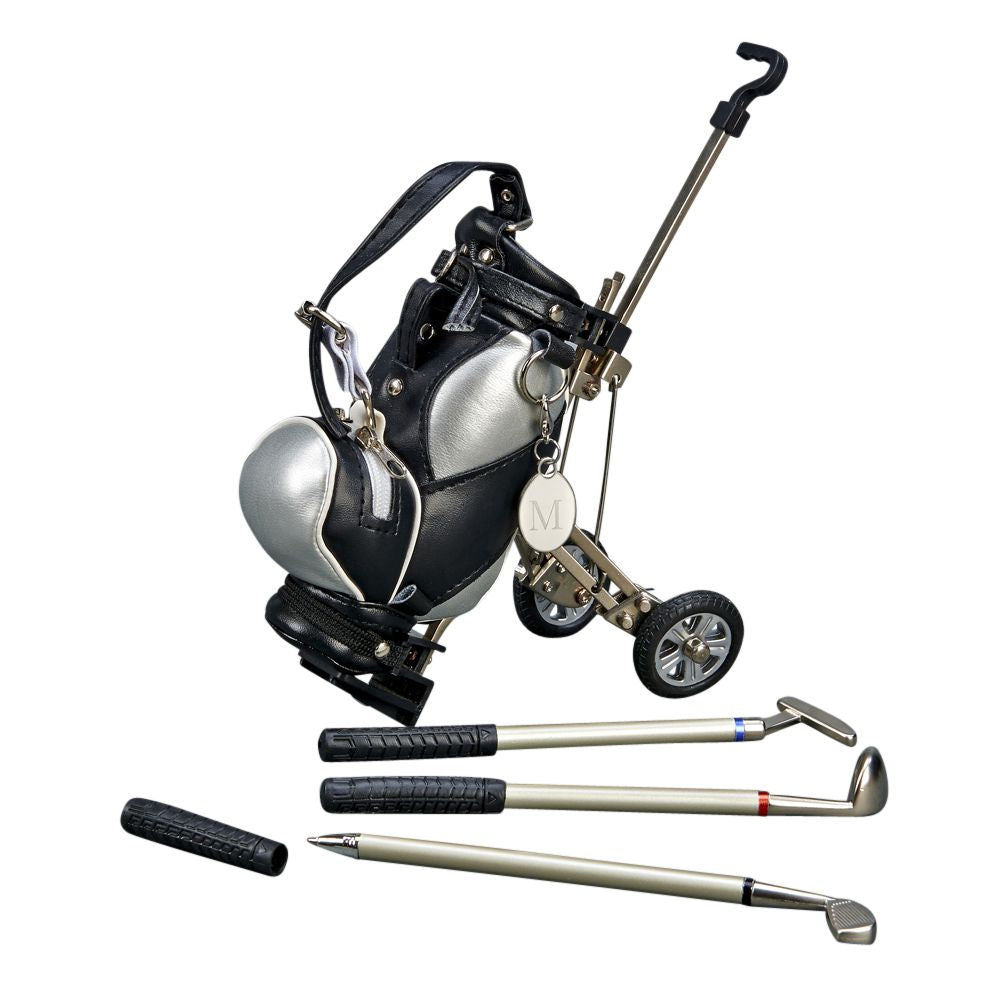 Golf Cart Style Pen Set & Holder-2