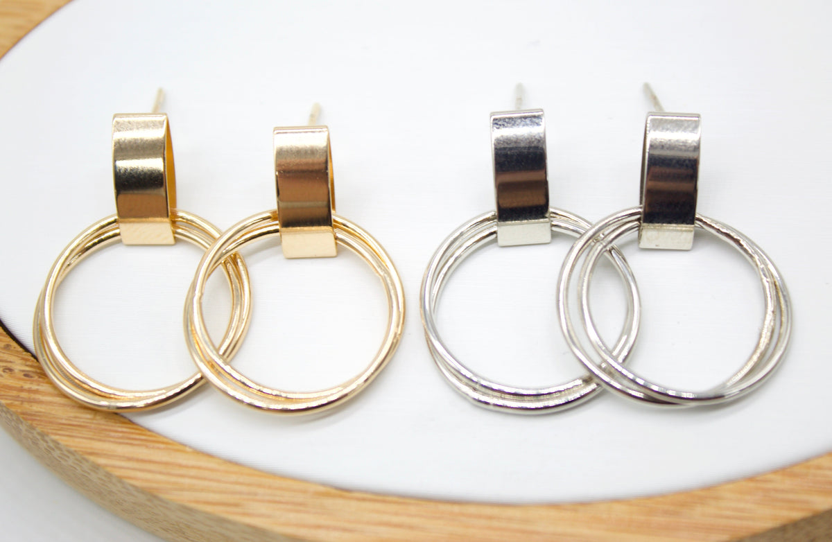 18K Gold Earrings | Modern Earrings